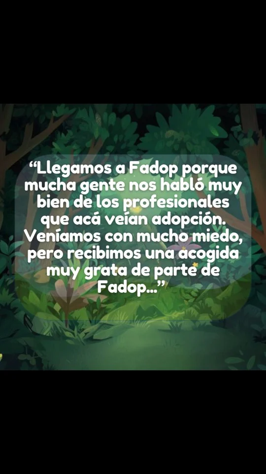 ❤️❤️❤️❤️
#fadop40años 
#derechoavivirenfamilia